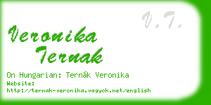 veronika ternak business card