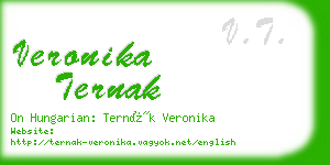 veronika ternak business card